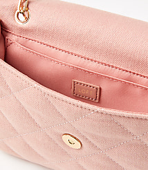 Quilted Denim Shoulder Bag carousel Product Image 2