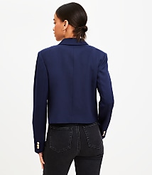 Petite Modern Double Breasted Blazer carousel Product Image 3