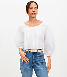 Poplin Corset Seamed Blouse carousel Product Image 2
