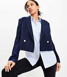 Modern Double Breasted Blazer carousel Product Image 1