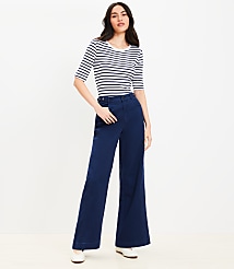 Relaxed Straight Pants in Twill carousel Product Image 1