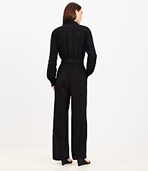 Button Tab Belted Jumpsuit carousel Product Image 3