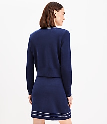 Topstitched Sweater Jacket carousel Product Image 3