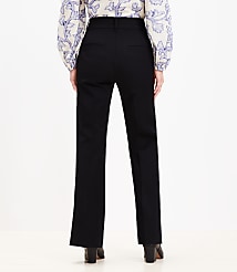 Curvy Pintucked Sutton Flare Pants in Bi-Stretch carousel Product Image 2
