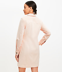 Seamed Denim Mini Pocket Dress carousel Product Image 3