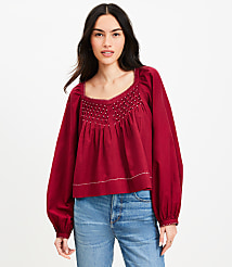Embroidered Sweetheart Neck Blouse carousel Product Image 3