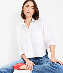 Poplin Modern Pocket Shirt carousel Product Image 1