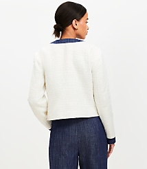 Denim Tweed Jacket carousel Product Image 3