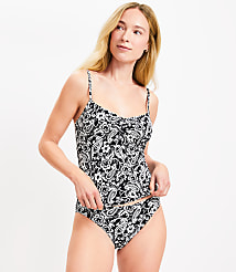 LOFT Beach Paisley Classic Bikini Bottom carousel Product Image 1