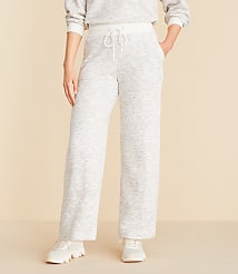 Lou & Grey Spacedye Terry Wide Leg Crop Pants carousel Product Image 2
