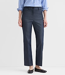 Petite Parker Straight Pants in Refined Denim carousel Product Image 2