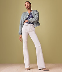 Utility Pocket High Rise Slim Flare Pants carousel Product Image 4