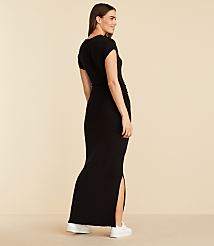Lou & Grey Signaturesoft Side Cinched Midi Dress carousel Product Image 2