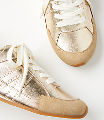 Metallic Low Profile Sneakers carousel Product Image 2