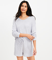 Heathered Pajama Set carousel Product Image 1