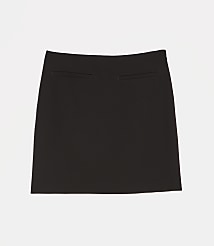 LOFT Versa Crepe Drape Mini Skirt carousel Product Image 2