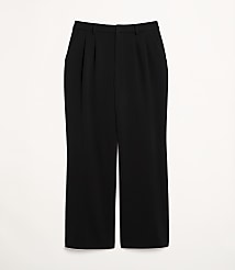 Petite Curvy LOFT Versa Seasonless Stretch Double Pleat Wide Leg Pants carousel Product Image 4