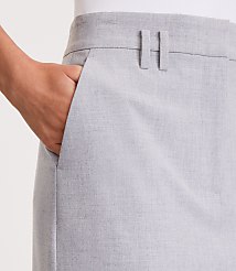 LOFT Versa Heathered Seasonless Stretch Maxi Pocket Skirt carousel Product Image 4