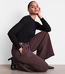Petite LOFT Versa Ribbed Sweater carousel Product Image 3