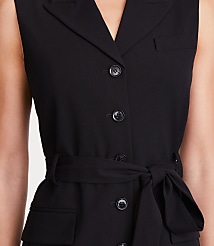 LOFT Versa Seasonless Stretch Vest Mini Pocket Dress carousel Product Image 4