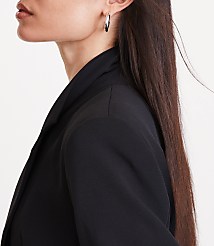 LOFT Versa Crepe Drape Oversized Blazer carousel Product Image 5