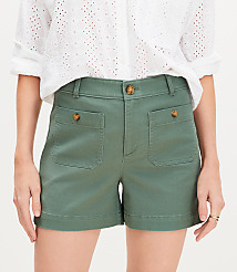 Curvy Palmer Shorts in Twill carousel Product Image 1