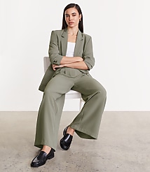 LOFT Versa Crepe Drape Oversized Blazer carousel Product Image 5