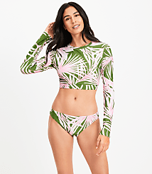 LOFT Beach Island Frond Rash Guard carousel Product Image 2