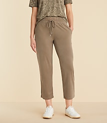 Lou & Grey Sandwashed Straight Crop Drawstring Pants carousel Product Image 2