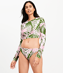 LOFT Beach Island Frond Classic Bikini Bottom carousel Product Image 1