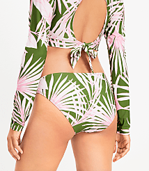 LOFT Beach Island Frond Classic Bikini Bottom carousel Product Image 3