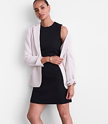 LOFT Versa Crepe Drape Mini Pocket Dress carousel Product Image 5
