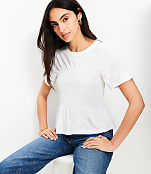 Smocked Tee carousel Product Image 1