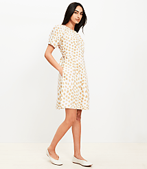 Dotted Side Tie Mini Pocket Dress carousel Product Image 2
