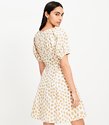 Dotted Side Tie Mini Pocket Dress carousel Product Image 3