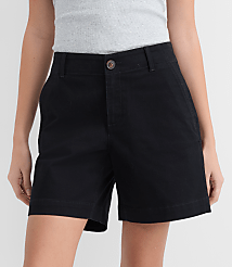 Petite Curvy Monroe Chino Shorts carousel Product Image 1