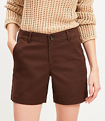 Petite Monroe Chino Shorts carousel Product Image 2