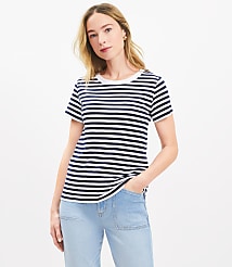 Striped Everyday Crew Tee carousel Product Image 2