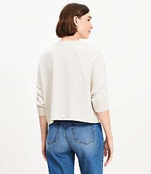 Cinched Shoulder Modern Sweatshirt carousel Product Image 3