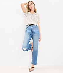 Clip Mixed Media V-Neck Top carousel Product Image 1