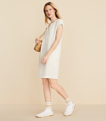 Lou & Grey Signaturesoft Split Neck Pocket Dress carousel Product Image 1