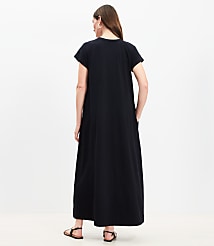 Petite Seamed Maxi Pocket Dress carousel Product Image 3