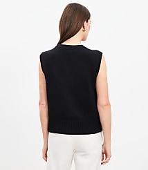 Petite Pocket Sweater Vest carousel Product Image 3