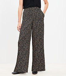 Fluid Pull On Wide Leg Pants in Dot carousel Product Image 2