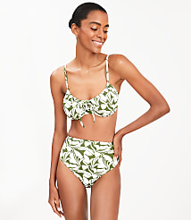 LOFT Beach Swirl High Waist Bikini Bottom carousel Product Image 1