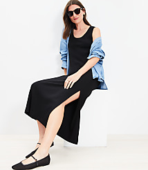 Perfect Ribbed Tank Midi Dress carousel Product Image 1
