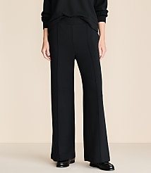 Lou & Grey Scubasoft Pintucked Wide Leg Pants carousel Product Image 3