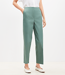 Darted Straight Pants in Twill carousel Product Image 2
