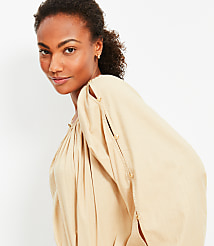 Button Sleeve Blouse carousel Product Image 2