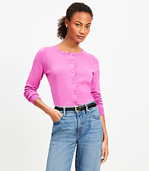 Modern Crew Neck Cardigan carousel Product Image 1
